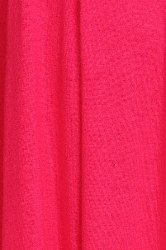 Jersey knit short sleeve oversized a-line dress (9 colors)