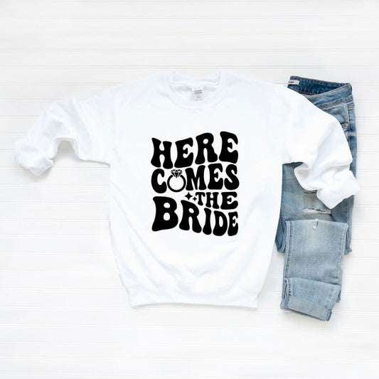 Here Comes The Bride Graphic Sweatshirt