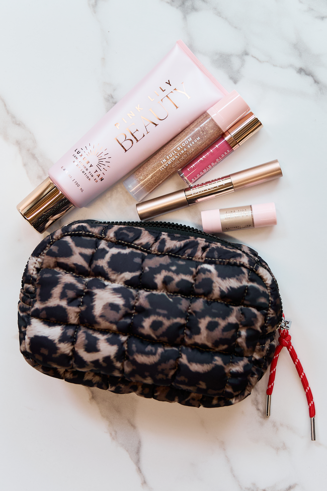 Haylie Leopard Quilted Mini Bag