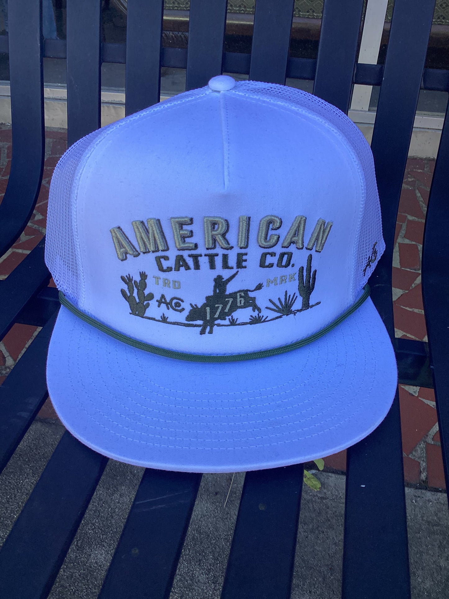 American Cattle Co. 1776 Rodeo Rope Trucker Hat