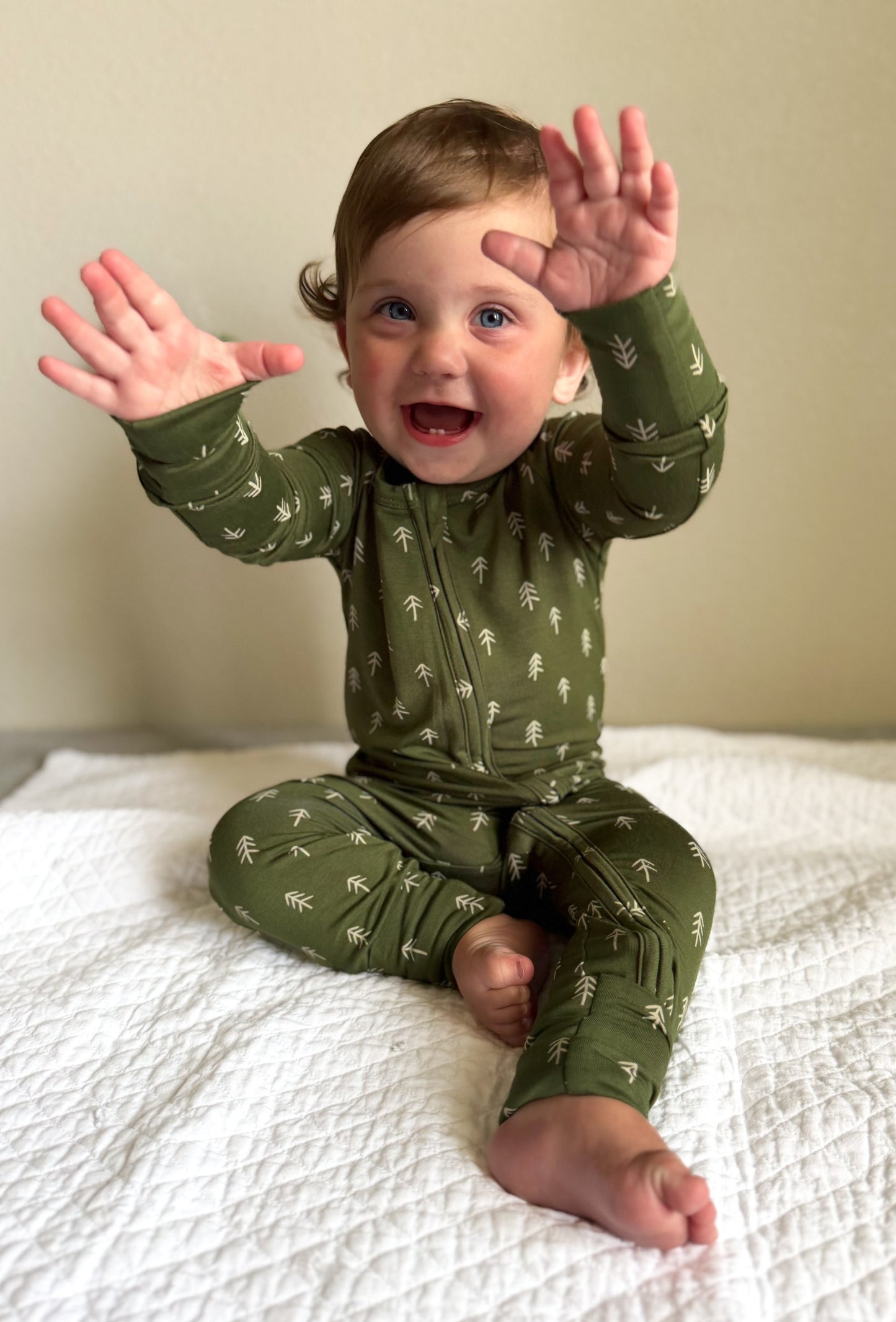 Christmas Tree Bamboo Pajamas - Zippy