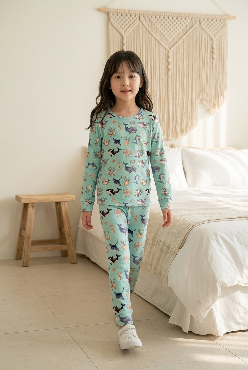 Ocean Breeze Bamboo 2 piece PJ Set