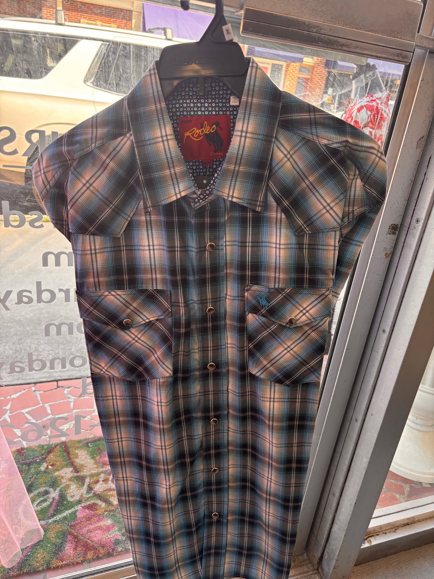 The Turquoise Ridge Snap-Button Western Shirt