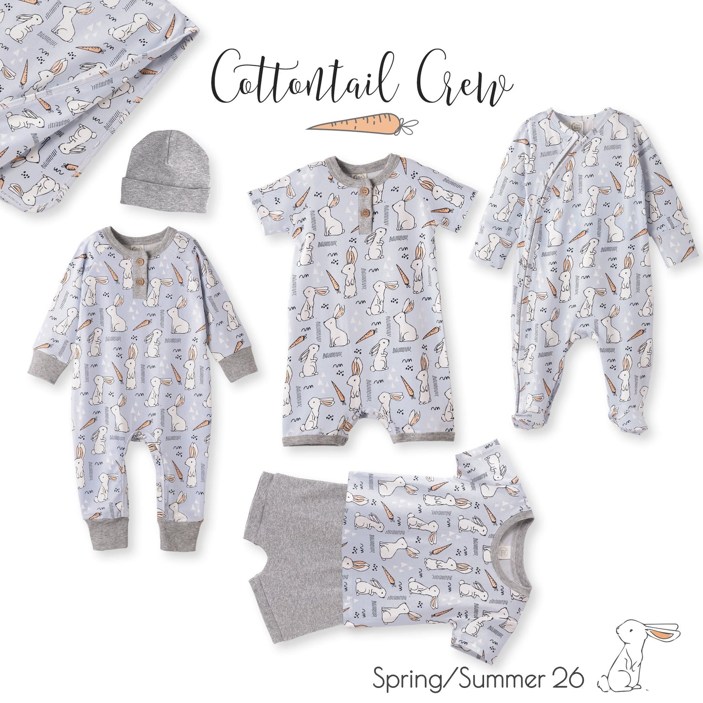 Cottontail Crew Bamboo & Cotton Easter Set for Boys