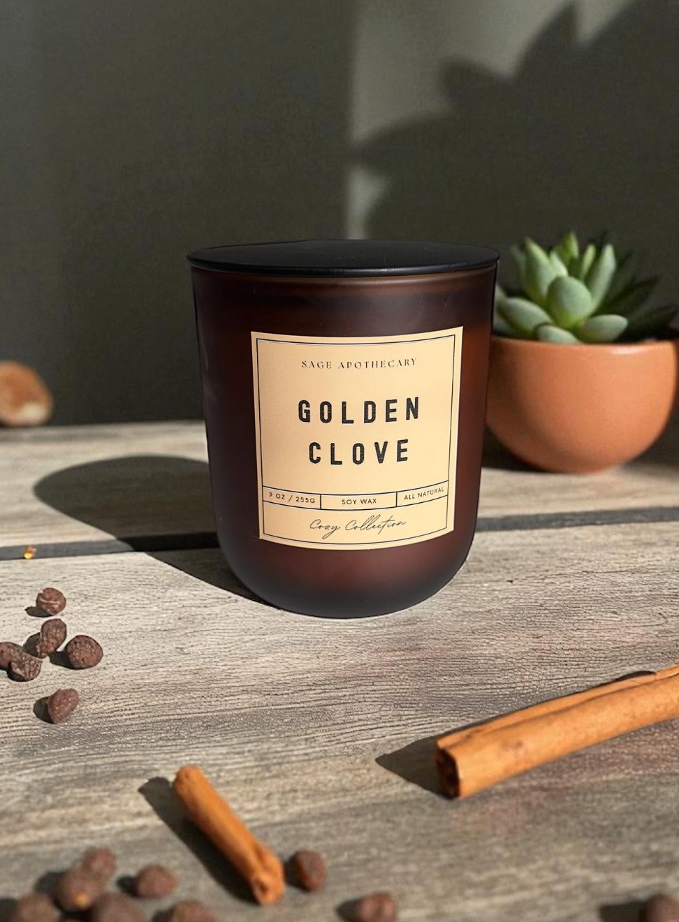 Golden Clove Candle 9oz