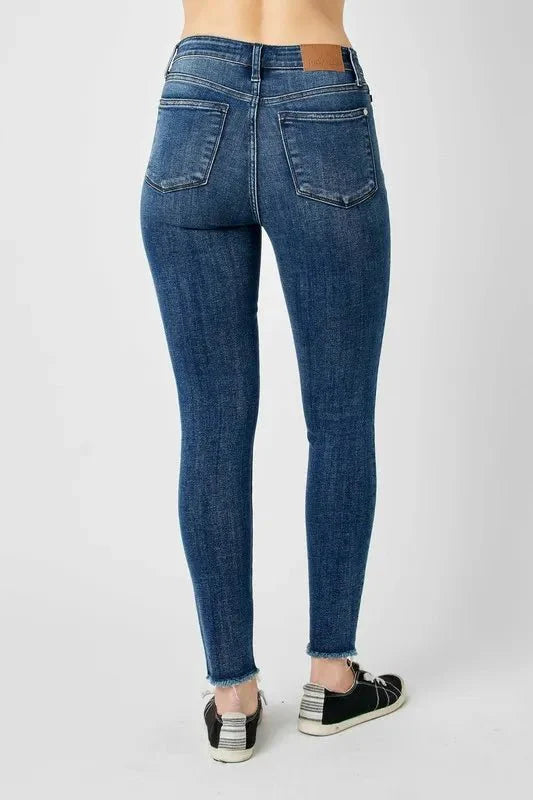 Judy Blue High Waist Distressed Skinny Jeans