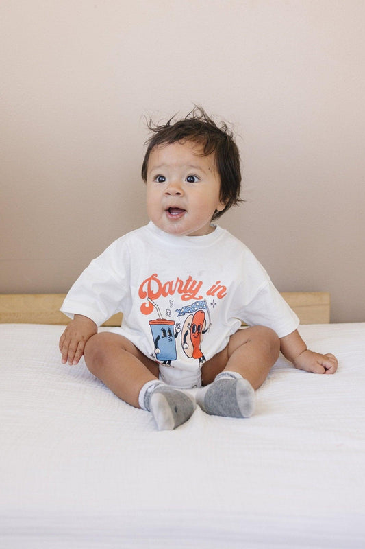 Party in the USA T-Shirt Romper