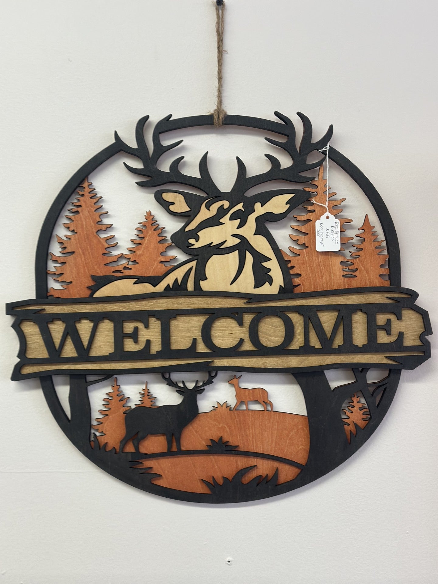 Deer Welcome Sign
