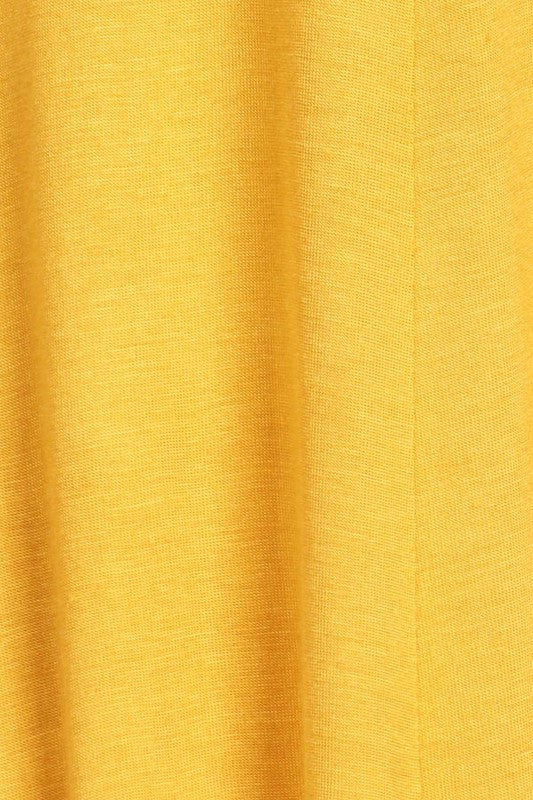 Plus Midi A-line Jersey knit Short sleeve Loose (10 Colors)