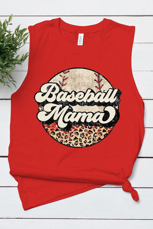 Baseball Mama Muscle Tank Top (6 Colors)