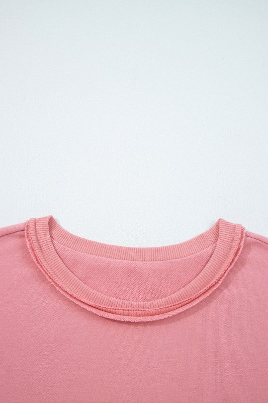 Floral Patchwork Long Sleeve Sweatshirt