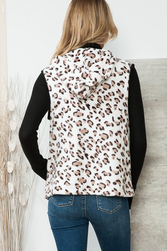 Hoodie Vest with Pockets