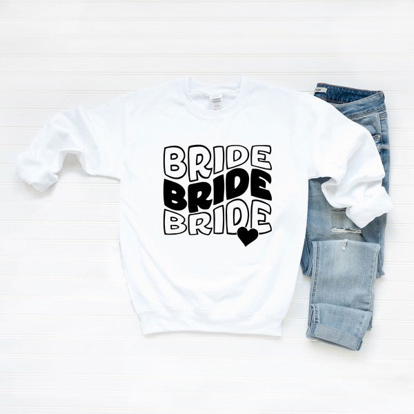 Bride Stacked Graphic Sweatshirt
