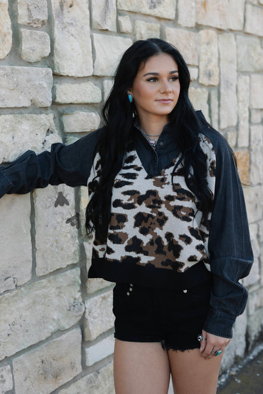 Double Shift Leopard Shirt