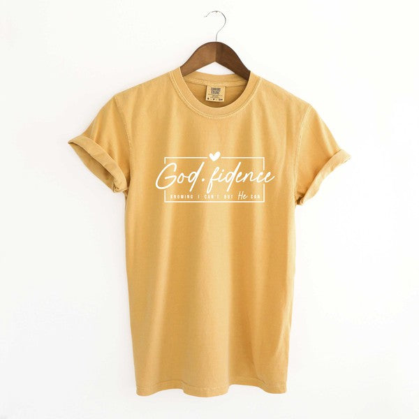 Godfidence I Can't But He Can Garment Dyed Tee (4 Colors)