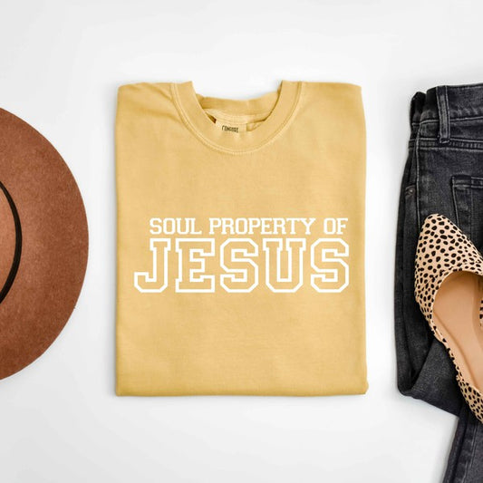 Soul Property Of Jesus Garment Dyed Tee (4 Colors)