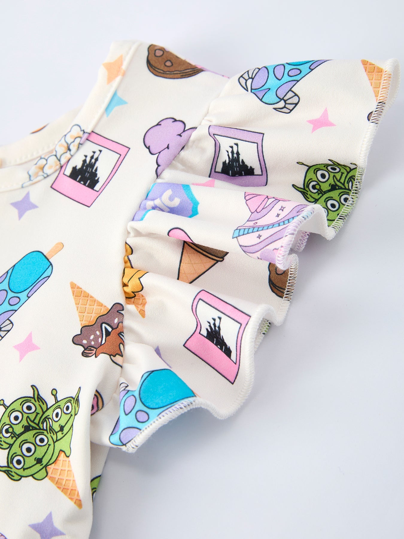 Easter Ice Cream Characters Girls Dress