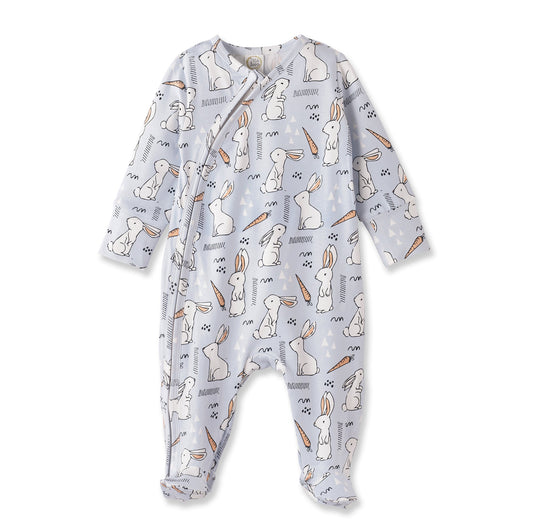 Cottontail Crew Soft Bamboo Easter Zipper Romper for Baby
