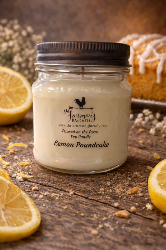 Lemon Poundcake Soy Candle