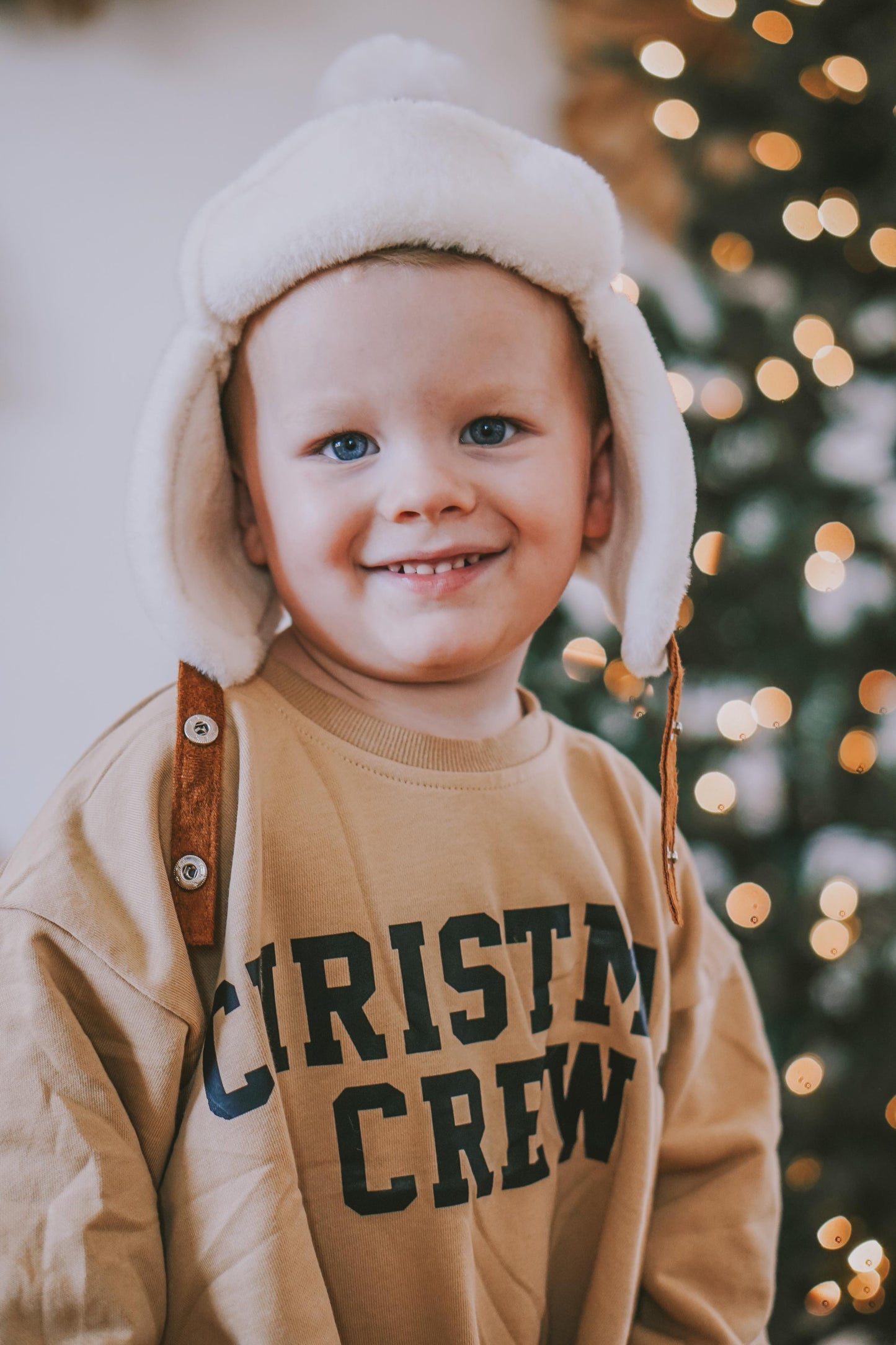 Christmas Crew Sweatshirt Romper
