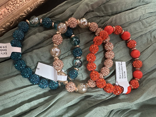 Glass Beaded Bracelets