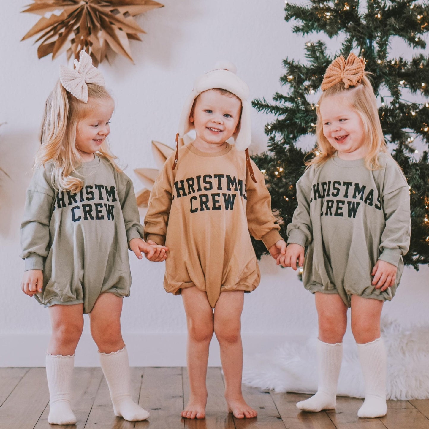 Christmas Crew Sweatshirt Romper