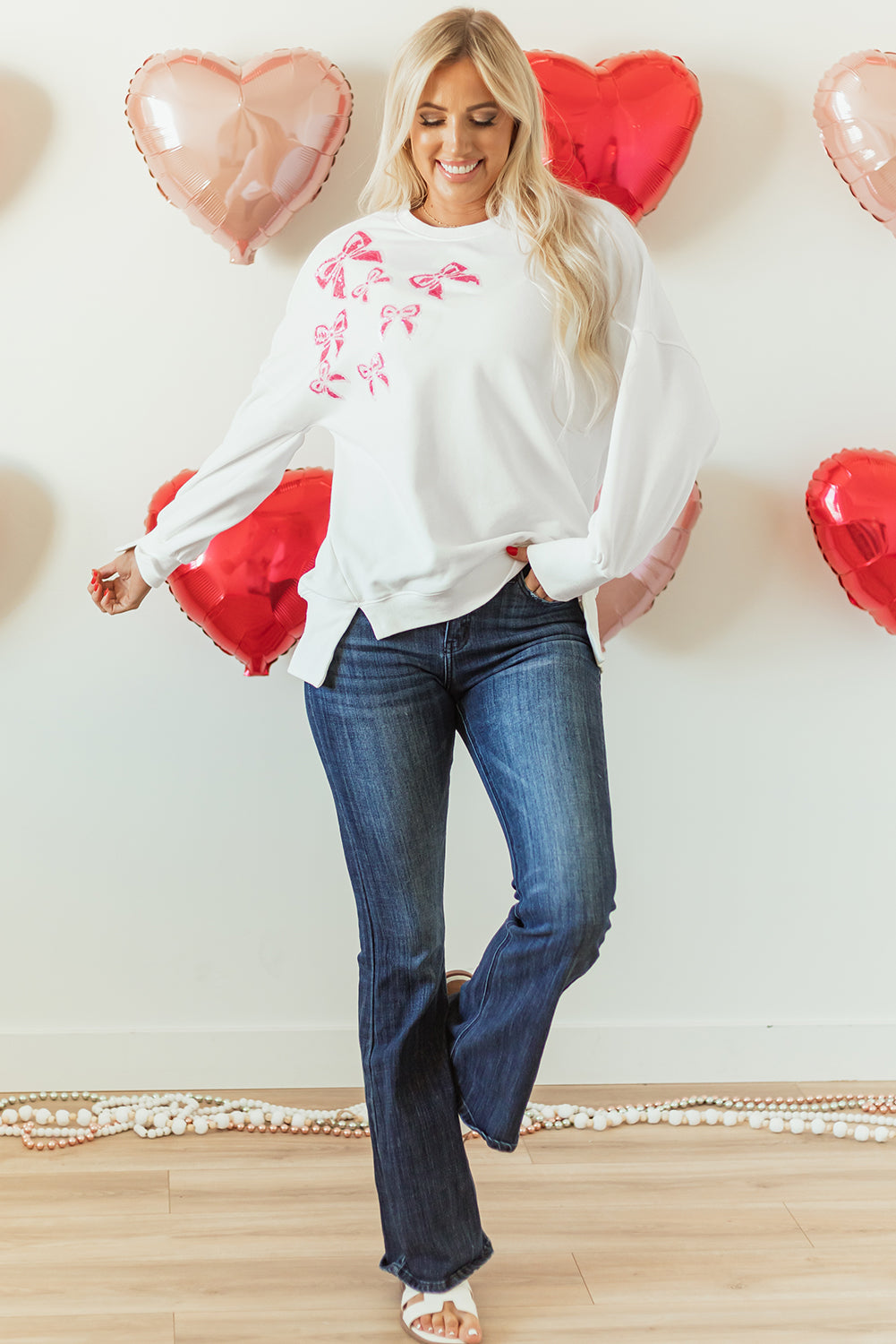 Vada High Low Oversize Sweatshirt