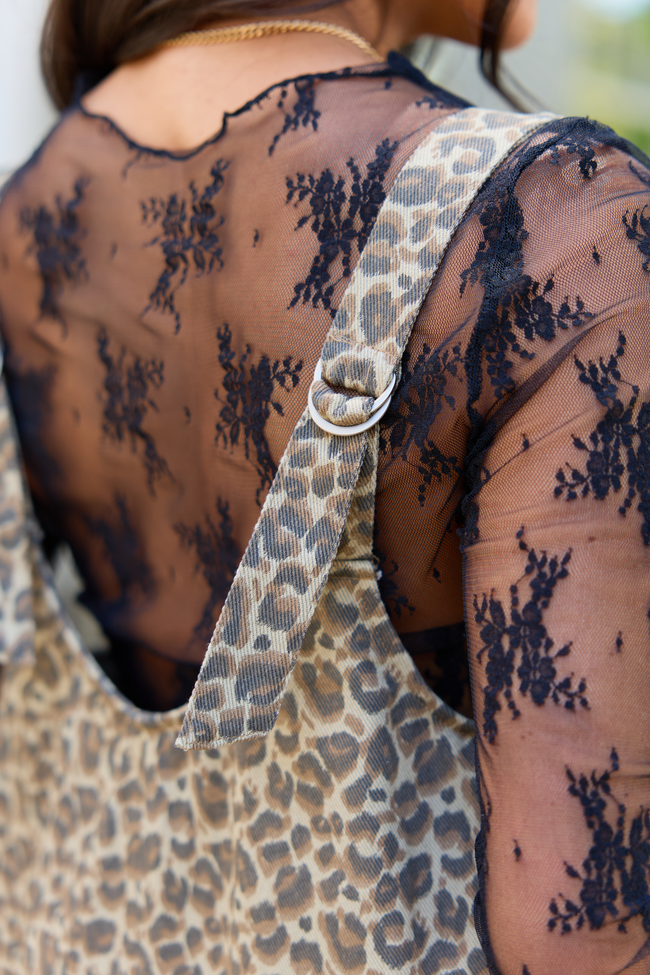 Hazel Leopard Mini Dress