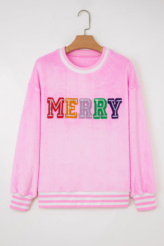 Naya Merry Graphic Plush Pullover