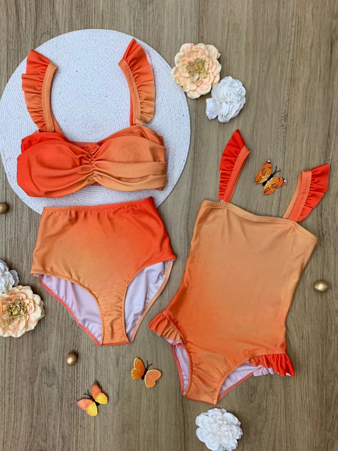 Mommy and Me Sunset Glow Swimsuit