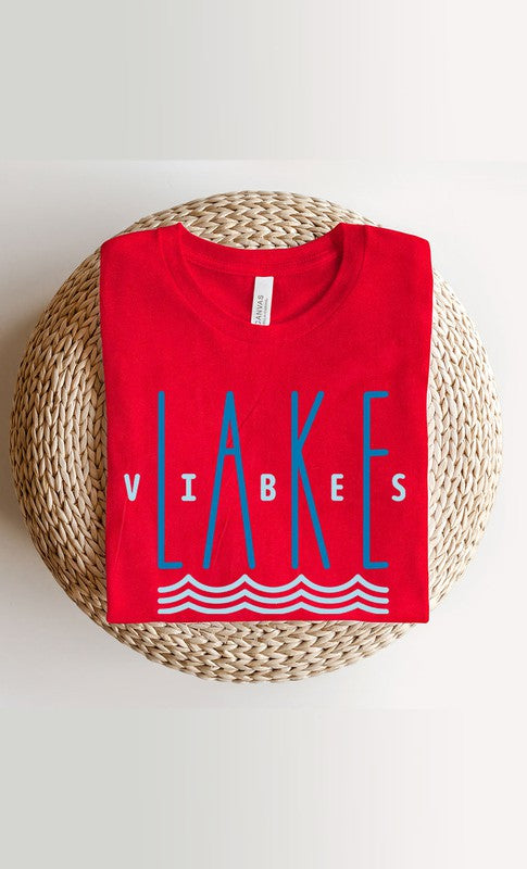 Lake Vibes Summer Plus Size Graphic Tee (8 Colors)