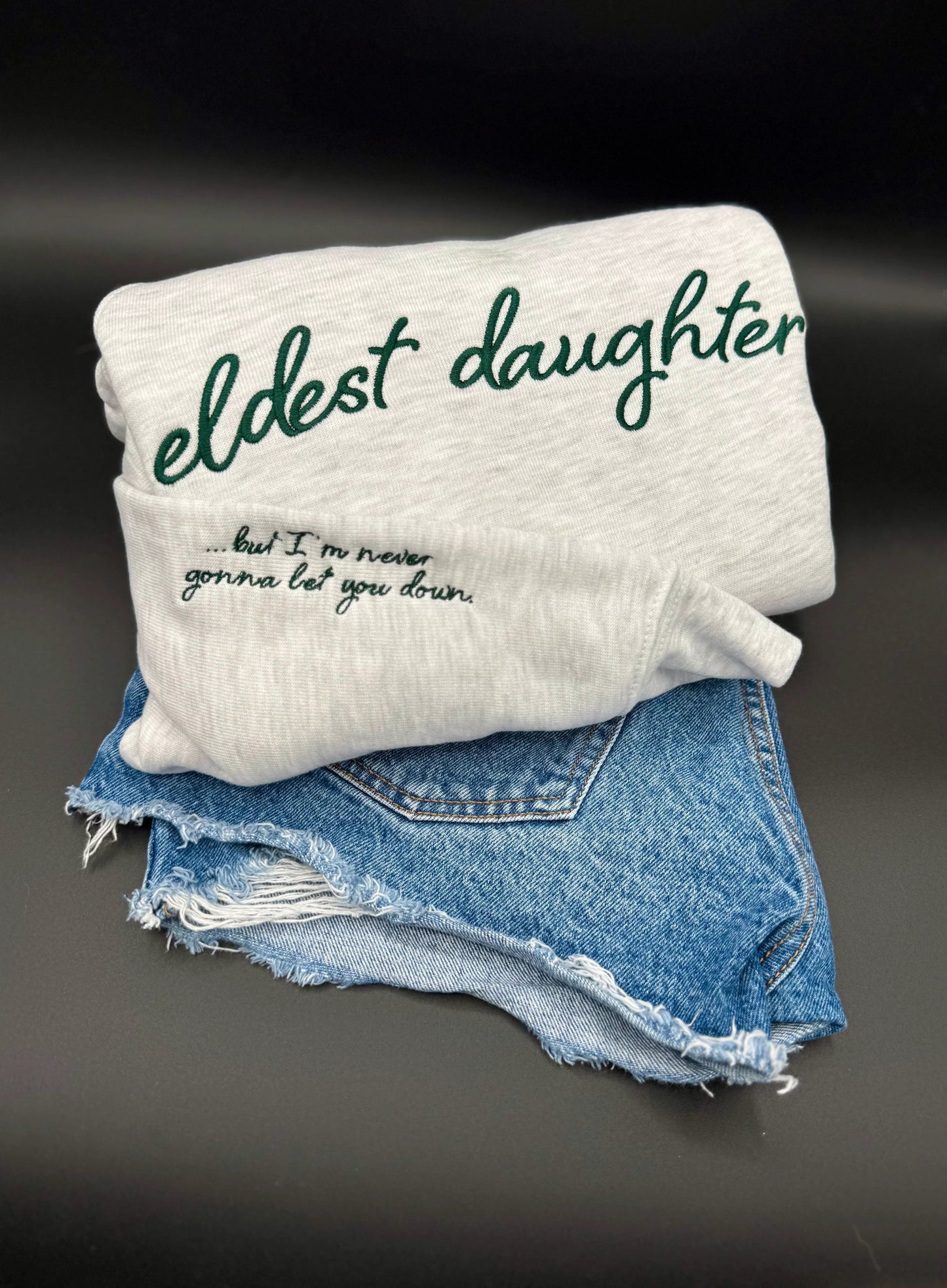Eldest Daughter Embroidered Crewneck Sweatshirt