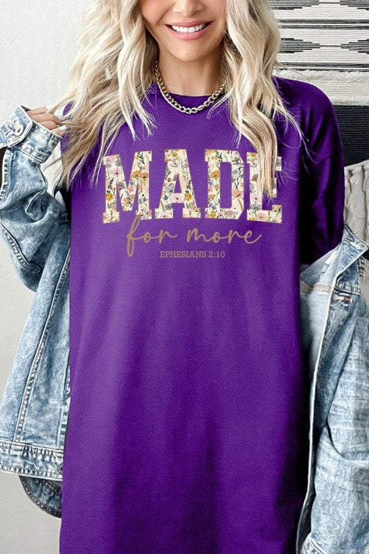 Made for More Faith Graphic Plus Heavy Cotton Tee