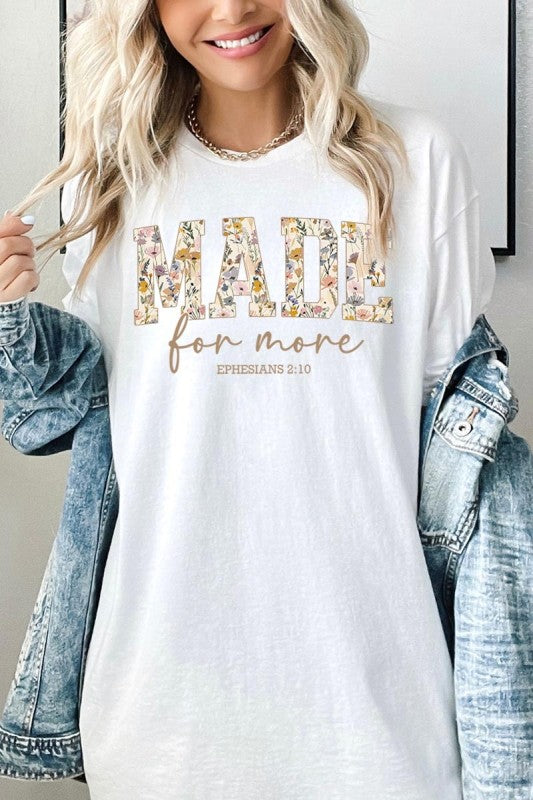 Made for More Faith Graphic Plus Heavy Cotton Tee