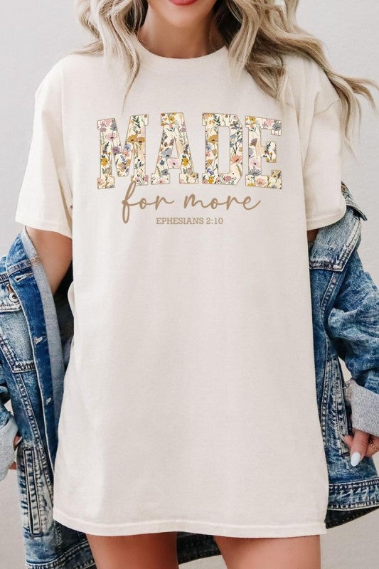 Made for More Faith Graphic Plus Heavy Cotton Tee