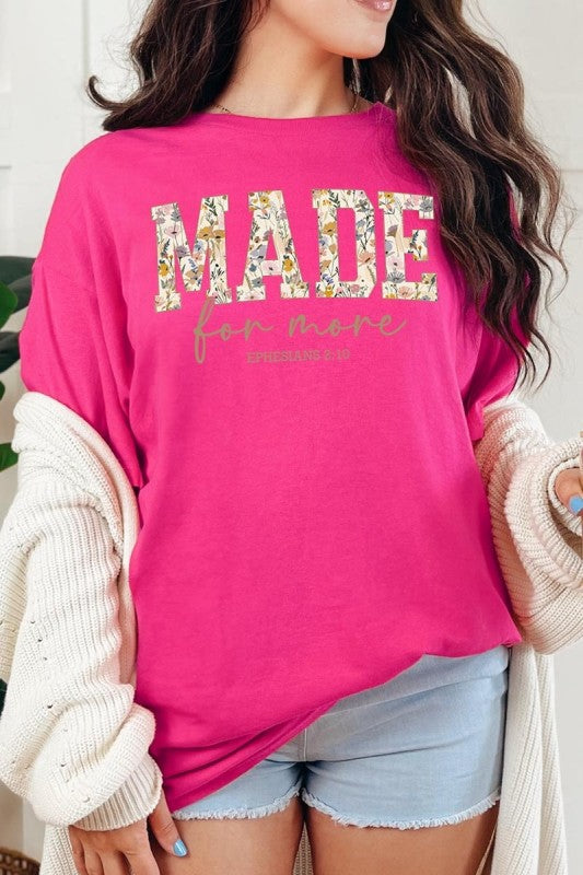 Made for More Faith Graphic Plus Heavy Cotton Tee