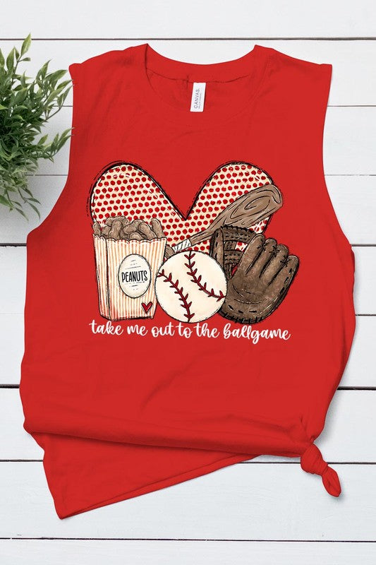 Unisex Take Me Out to the Ballgame Muscle Tank Top (6 Colors)