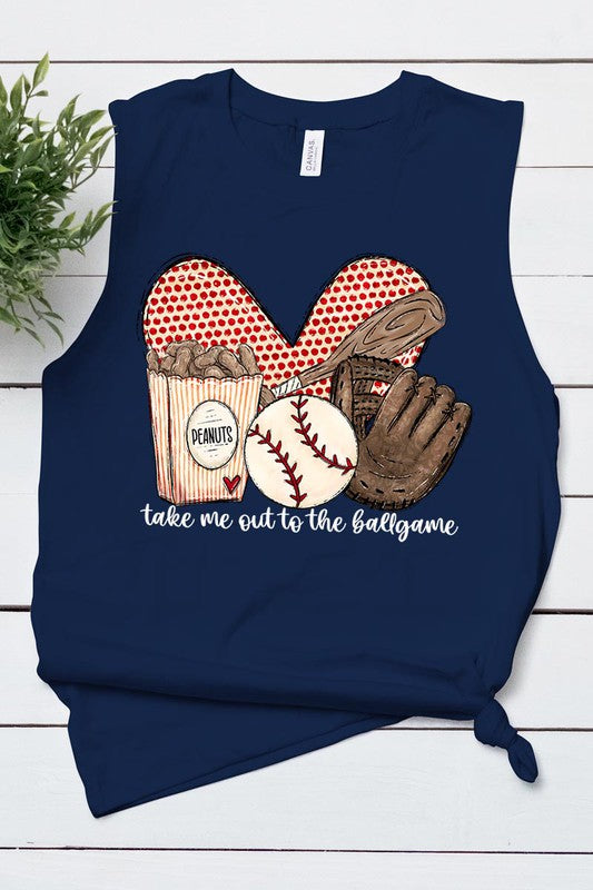 Unisex Take Me Out to the Ballgame Muscle Tank Top (6 Colors)