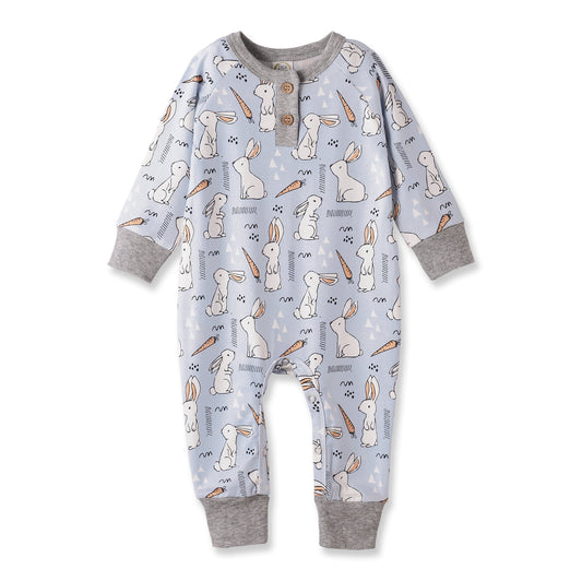 Cottontail Crew Bamboo Henley Easter Romper for Baby