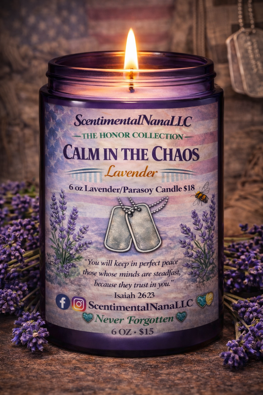 Calm in the Chaos-Lavender Candle