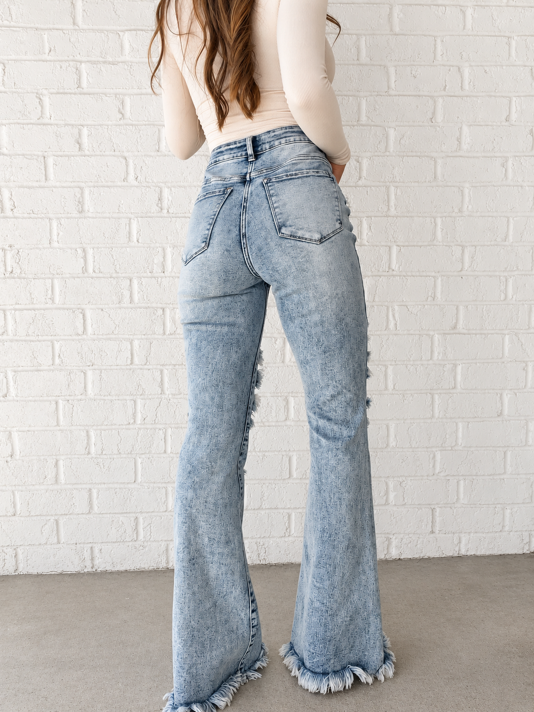 Viral Lainey Tummy Control Flare Jeans