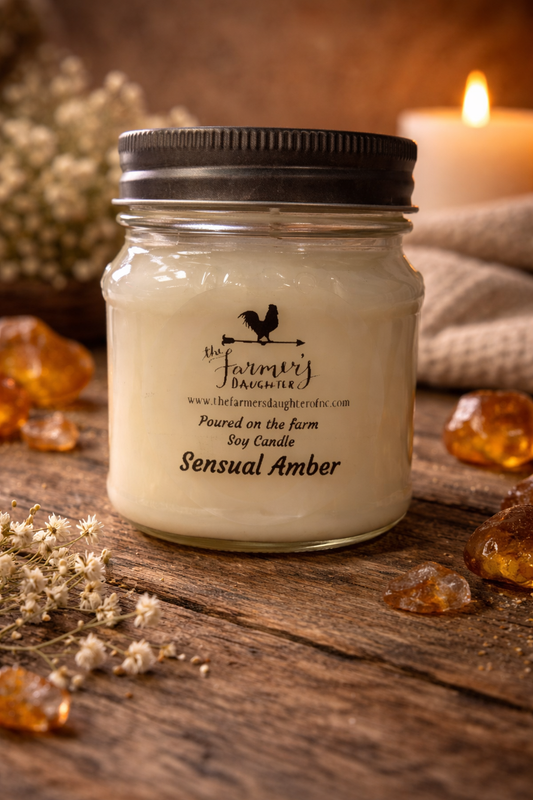 Sensual Amber Soy Candle