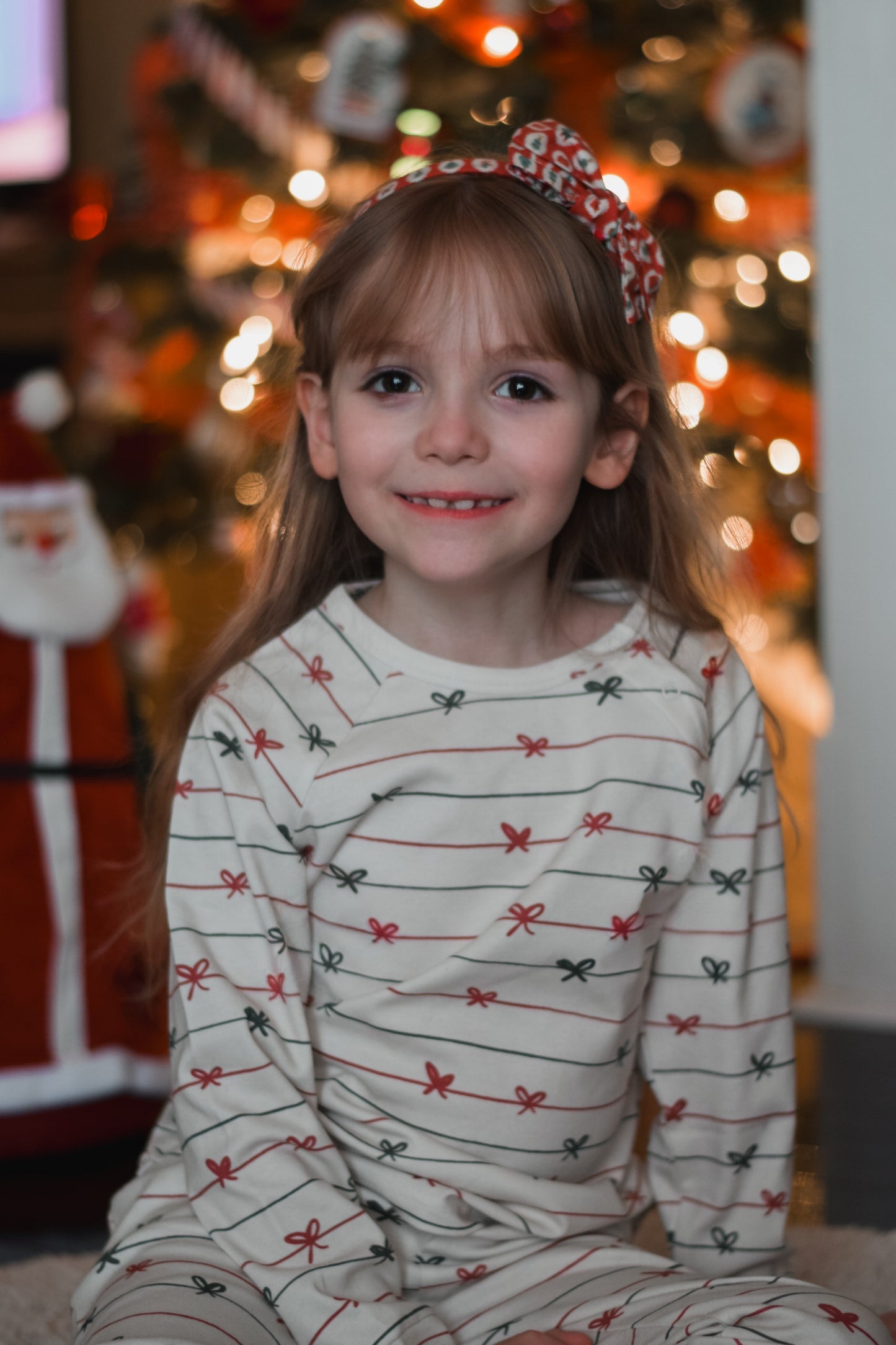 Tied with a Bow Christmas Organic Cotton Set