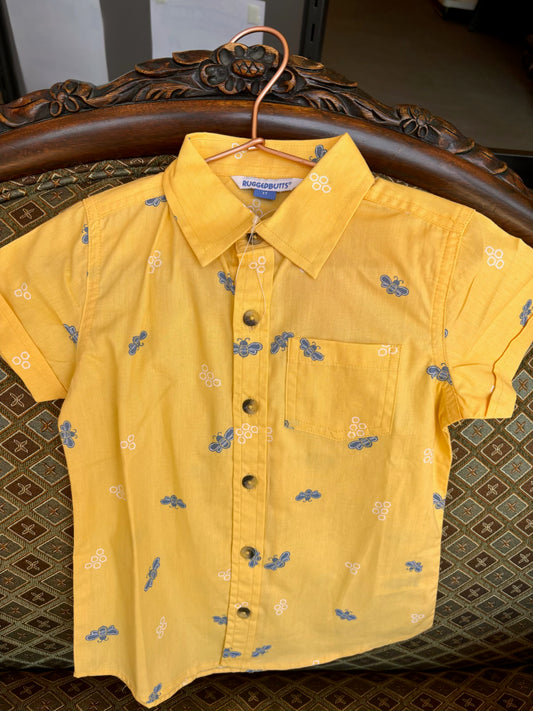 Busy Bee Button‑Up