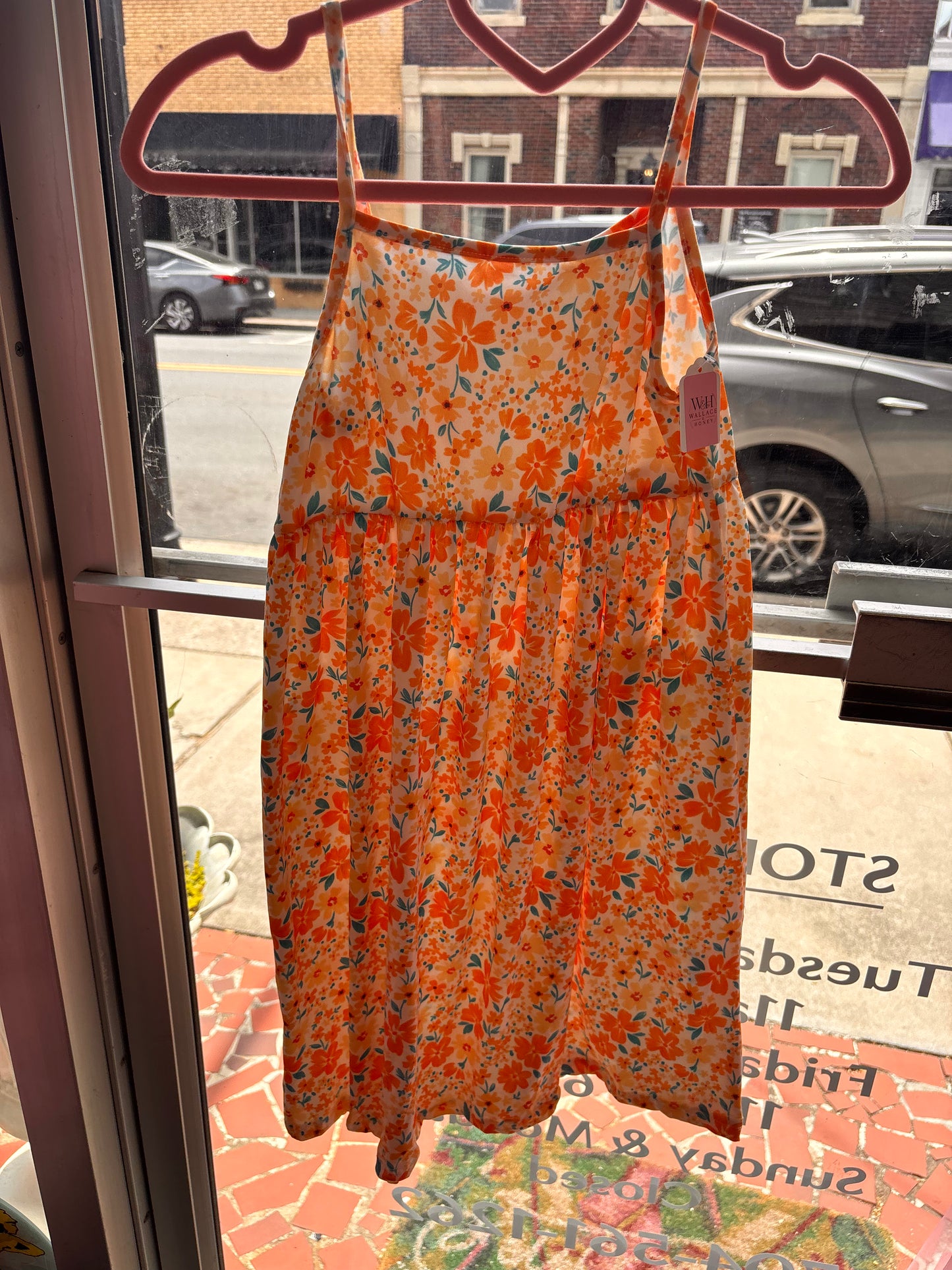 Sunset Meadow Floral Dress