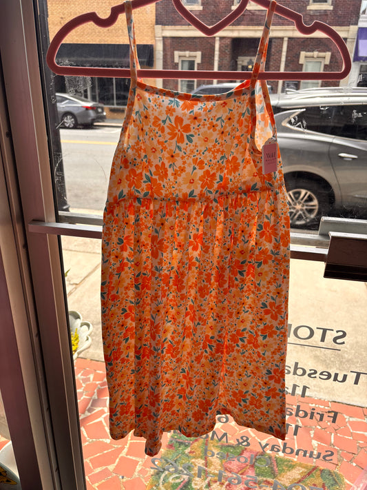 Sunset Meadow Floral Dress