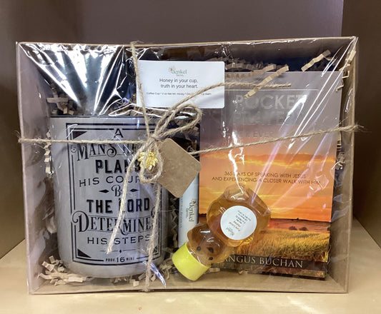 "Honey in Your Cup, Truth in Your Heart" Men’s Faith Gift Set