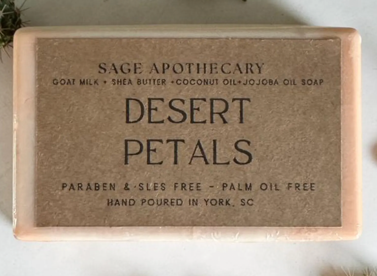 Desert petals bar soap