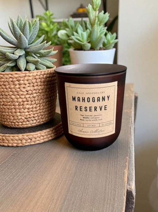 Mahogany Reserve soy candle
