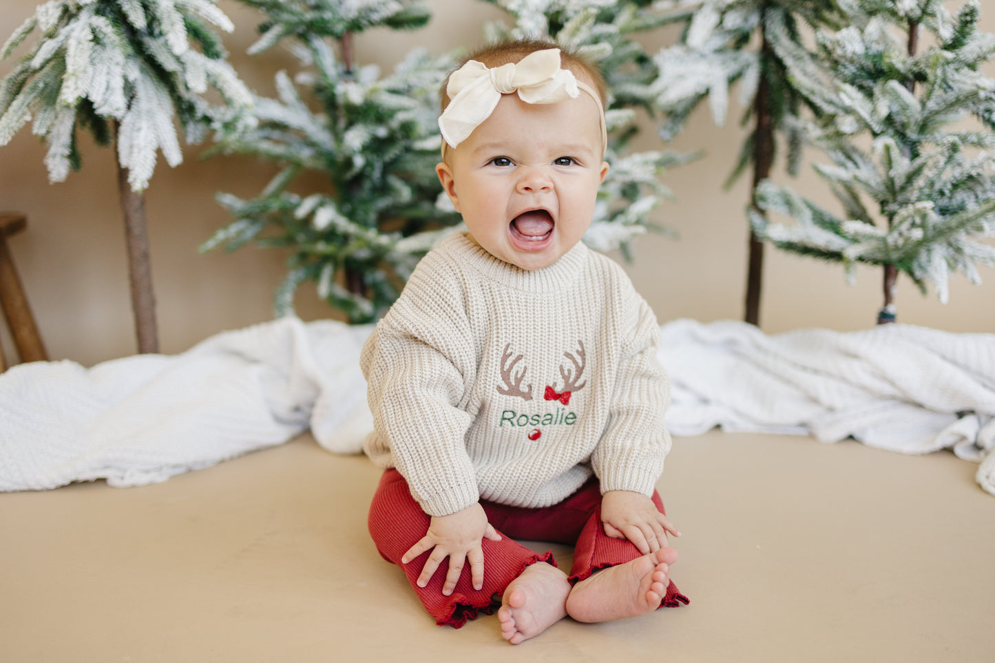 Ribbed Cotton Flared Leggings